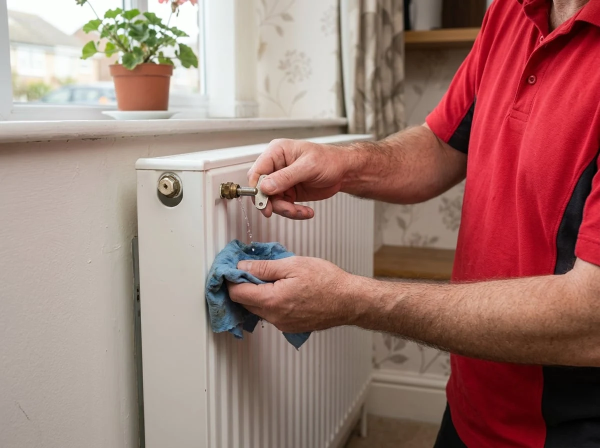 Chelsea Plumbers 247 engineer working on central heating in Chelsea